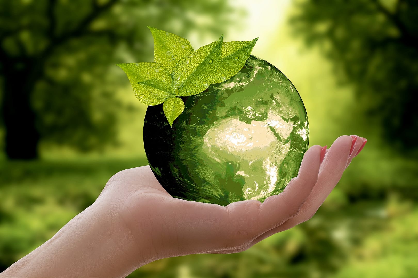 Erde Pflanzen Natur Hand